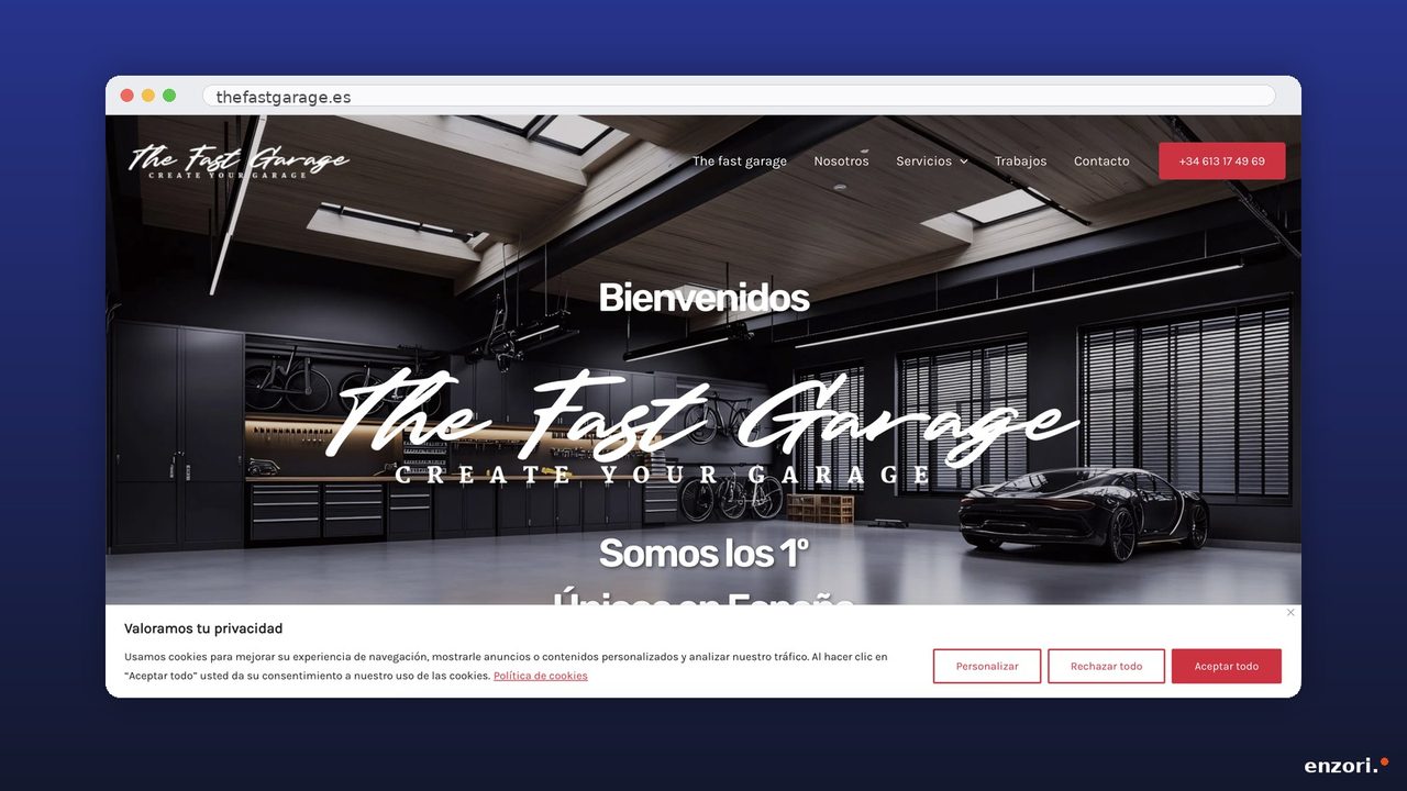 Web de The Fast Garage — Taller mecànic · Vallès Oriental