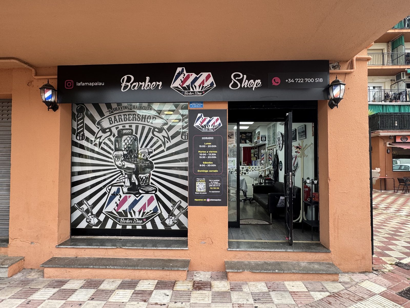 Proyecto de rotulación comercial en fachada realizado por Enzori